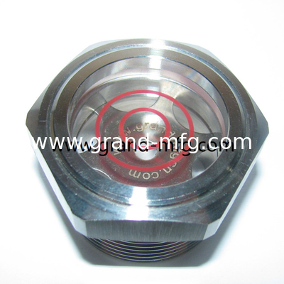 hilo macho NPT 3/4 ′′ SS304 vidrio de vista vidrio de aceite para reactor de autoclave de acero inoxidable de buques de laboratorio