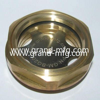 BSP 1 1/4&quot; de vidrio de vidrio de vidrio de vidrio de flujo de nivel de líquido medidor circular de nivel de aceite indicador de vidrio de vidrio para bombas personalizado