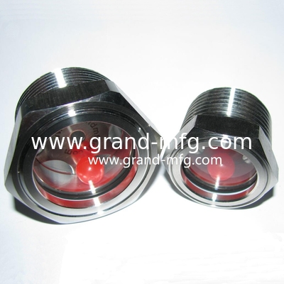 Hombre BSP G hilo 1 1/4 pulgadas 1 3/4 &quot; de calidad de acero inoxidable toros anteojos de visión para bombas industriales