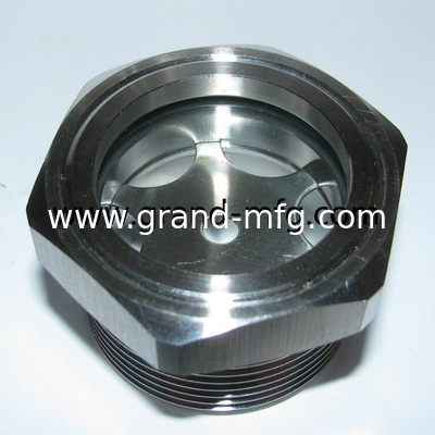 hilo macho NPT 3/4 ′′ SS304 vidrio de vista vidrio de aceite para reactor de autoclave de acero inoxidable de buques de laboratorio