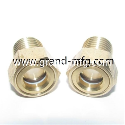 NPT BSP hilos de tubería masculino 1/2 &quot;radiador vidrios de nivel de aceite de vidrio con vidrio templado servicio OEM y ODM