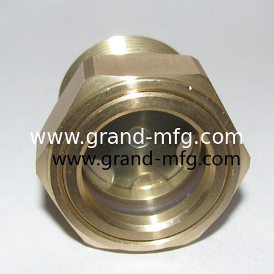 NPT hilos de tubería masculino 1/2 pulgadas medidor de nivel de flujo líquido medidor de nivel de aceite vidrio indicador de vidrio para bombas personalizado