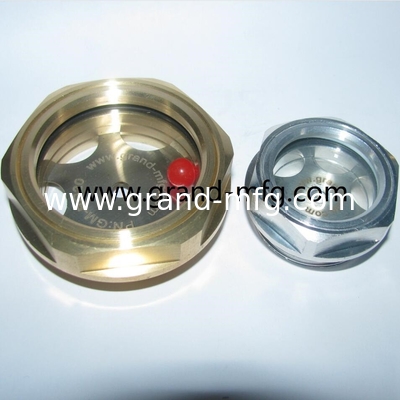 Hombres NPT hilos de tubería 3/4 pulgadas bomba de vacío cúpula de nivel de aceite vista vidrio reducción de vidrio vidrio vidrio de aceite vista vidrio compressor de aire vista