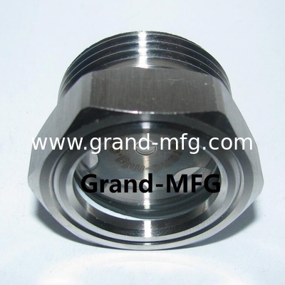 G3/4&quot; Laboratorio de Industria Automotriz Equipos de acero inoxidable 304 vidrio de vidrio de vidrio con vidrio transparente