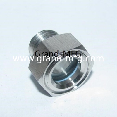 hilo macho NPT 3/4 ′′ SS304 vidrio de vista vidrio de aceite para reactor de autoclave de acero inoxidable de buques de laboratorio