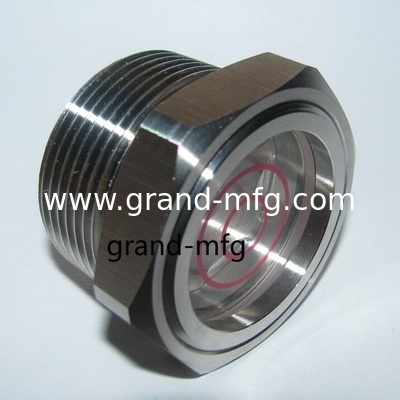 NPT de acero inoxidable de 2 pulgadas SS316 SS304 evaporador de observación anteojos de visión de nivel de aceite servicio OEM sin acabado GM-SSN10 GM-SSN20 GM-SSM60 GM-SSN114 GM-SSM26