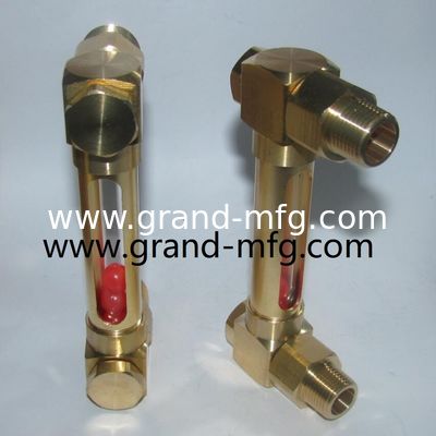 M16 x 1.5 hilo métrico medidor de nivel de aceite de tubo de latón con cuartz de vidrio de conexión de hilo masculino indicador de nivel de aceite de caja de engranajes