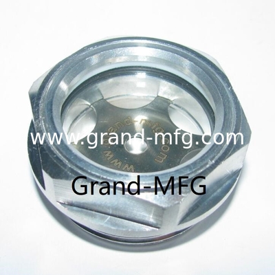 Hombre BSP G hilo 1/2 1/4 soplador de aluminio óleo de nivel de visión anteojos con vidrio de 3 mm fabricante profesional en China