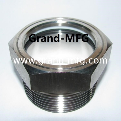 macho NPT 3/4 acero inoxidable 304 toros anteojos con visor de alta presión 3/4 pulgadas reducidores de niveles de aceite proveedor