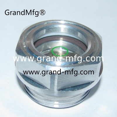Reducciones de velocidad de aluminio caja de cambios de vidrio hexadecimal visor de nivel de aceite compresores de vidrio indicadores de nivel de aceite