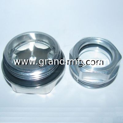BSP G hilo 1/2 3/4 11/4 11/2 pulgadas de aluminio de vidrio de nivel de aceite vidrio proveedor de aceite vidrio medidor de los niveles de aceite ojo de toro