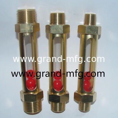 Medidores de nivel de aceite de latón en hilo NPT, BSP, G macho1/8&quot;,1/4&quot;,3/8&quot;,1/2&quot;3/4&quot;,1&quot;, con tubo de vidrio de cuarzoMedidor de nivel de aceite hidráulico para una fácil instalación