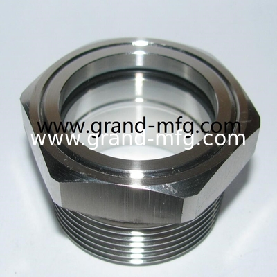 G3 pulgadas NPT3 pulgadas de acero inoxidable SS316 gafas de visión de nivel de aceite de observación del nivel de líquido de la vista del tapón personalizado disponible GM-SSN20 GM-SSG20 GM-BN20 GM-BG20