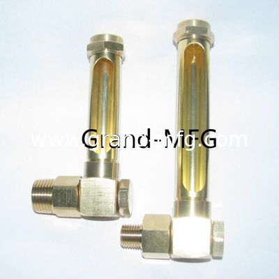 NPT hilo 1/2&quot; 1/4&quot; 3/4&quot; de observación de latón medidor de nivel de aceite de la vista indicador medidores de control de nivel de aceite para el contenedor de aceite