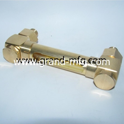 Nivel métrico del hilo M12X1 M16X1.5 M18X1.5 medidor de nivel de aceite de latón para contenedores de aceite hidráulico de hilo masculino indicador de nivel de líquido caja de cambios vidrio de visualización de aceite
