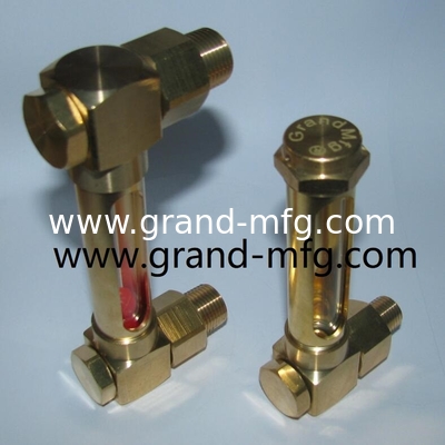 NPT de hilo masculino 3/8&quot; medidores de nivel de aceite de tubo de latón,Tubos de latón medidor de nivel de aceite hidráulico con tubo de vidrio para el depósito de radiador de la bomba de contenedor y más grande Mfg