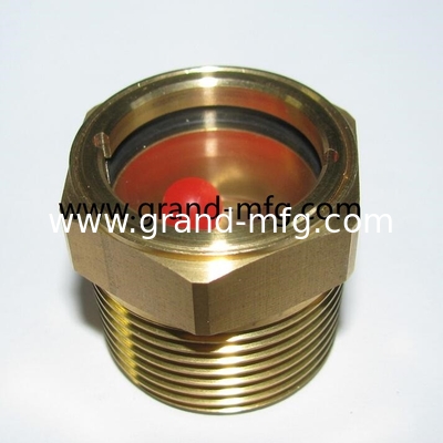 Visores de nivel de aceite UNF3/4 con tuerca hexagonal para comprobar el nivel de aceite del tanque Visor de nivel de aceite vidrio indicador de nivel de aceite
