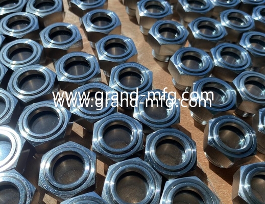 MNPT2 pulgadas BSP 2 pulgadas horno de acero inoxidable agujero mirador de vidrio de cuarzo reducción de engranajes de vidrio de visión líquida reducidores de vidrio de vidrio de vidrio de aceite