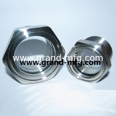 NPT rosca 2 pulgadas cajas de cambios de acero inoxidable vidrios de aceite SS304 medidor de nivel de aceite para el mercado de EE.UU. personalizado disponible