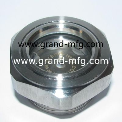NPT,BSP,G hilo,Metric hilo1/2&quot;,3/4&quot;, 1&quot;, 2&quot;acero inoxidable 304 indicador de nivel de aceite anteojos de visión de acero inoxidable vidrio de visión líquido de acero inoxidable con vidrio borosilicato