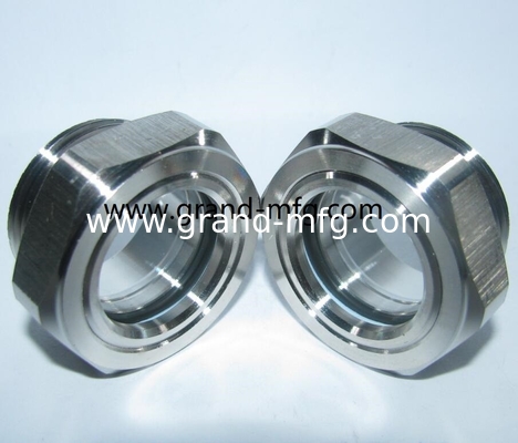 macho NPT 3/4 acero inoxidable 304 toros anteojos con visor de alta presión 3/4 pulgadas reducidores de niveles de aceite proveedor