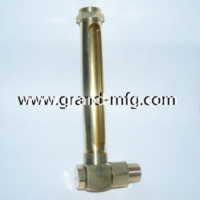 Medidores de nivel de aceite de latón macho NPT,BSP,G hilo1/8&quot;,1/4&quot;,3/8&quot;,1/2&quot;3/4&quot;,1&quot;,con tubo de vidrio de cuarzo Medidor de nivel de aceite hidráulico con tubo de vidrio real para la precisión y el rendimiento