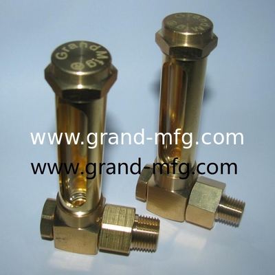 Medidores de nivel de aceite de latón macho NPT,BSP,G hilo1/8&quot;,1/4&quot;,3/8&quot;,1/2&quot;3/4&quot;,1&quot;,con tubo de vidrio de cuarzo Medidor de nivel de aceite hidráulico con tubo de vidrio real para la precisión y el rendimiento