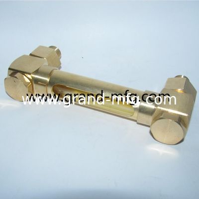 hilo NPT BSP masculino 1/4 INCH medidor de visualización de nivel de aceite de latón para contenedores de aceite hidráulico y transmisión de potencia