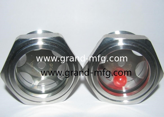 M33x2 M33x2 gafas de visualización de aceite de acero inoxidable SS304 medidores de nivel de aceite servicio OEM y ODM suministrado