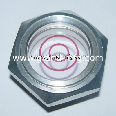 BSP rosca G1/2&quot; 3/4 &quot;reducidor soplador de aluminio indicador de nivel de aceite vidrio de vista personalizado disponible