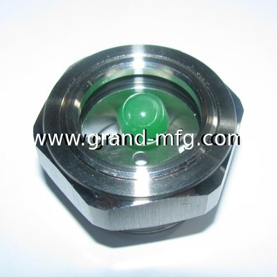 NPT rosca 2 pulgadas cajas de cambios de acero inoxidable vidrios de aceite SS304 medidor de nivel de aceite para el mercado de EE.UU. personalizado disponible
