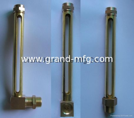 NPT, BSP, G hilo, hilo métrico 1/2 pulgadas, 3/4 pulgadas, 1 pulgadas, indicadores de visión con tubo de vidrio de visión