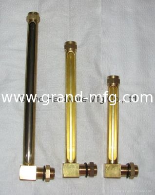 NPT, BSP, G hilo, hilo métrico 1/2 pulgadas, 3/4 pulgadas, 1 pulgadas, indicadores de visión con tubo de vidrio de visión