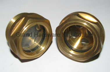 NPT hilo 1/2 pulgadas radiador vidrios de latón con vidrio natural