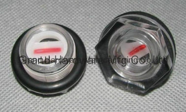 hilo BSP G masculino 1/2 pulgada ventanas de visión de nivel de aceite de bajo costo de PPC para la inspección visual de líquidos de flujo
