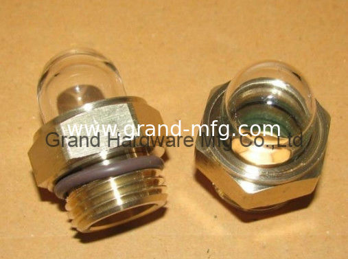 NPT de los hilos de tubería masculinos 1/8&quot;,1/4&quot;,3/8&quot;,1/2&quot;,3/4&quot; indicadores de flujo de líquido de nivel de aceite vista de vidrio radiadores medidor,sin acabado