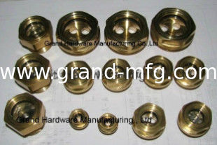 NPT de los hilos de tubería masculinos 1/8&quot;,1/4&quot;,3/8&quot;,1/2&quot;,3/4&quot; indicadores de flujo de líquido de nivel de aceite vista de vidrio radiadores medidor,sin acabado