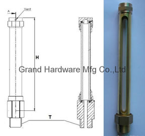 Medición del nivel de aceite de las tuberías NPT 1/2",3/4",1",1-1/4",1-1/2" para la industria