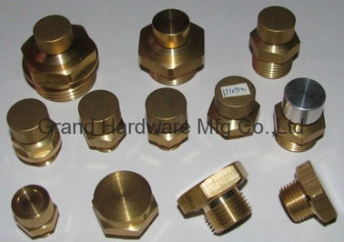 G hilo 1/2&quot; de hilo masculino, tapones de ventilación para compresores de latón natural