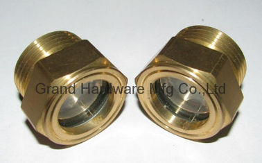 hexagonal BSP de plástico para visualizar los niveles de aceite con conexión de hilo macho
