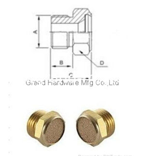 BSP tapón de ventilación de respiro de latón de 3/4 pulgadas para máquinas reductoras con conexión de hilo masculino