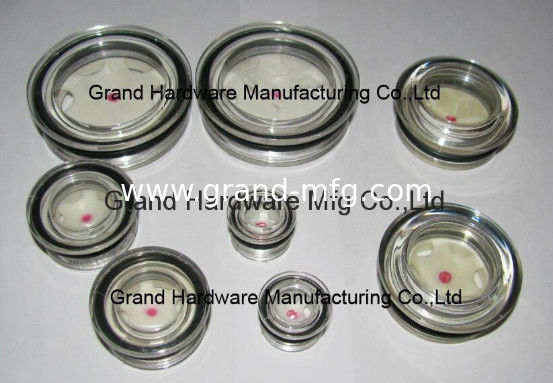 G hilo 1/4&quot; 1/2&quot; 3/4&quot; 1&quot; 2&quot; vidrio de visualización de policarbonato, vidrio de visualización de nivel de aceite de plástico, ventana de visualización, China