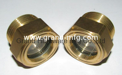 Npt 3/4 pulgadas radiador del camión de montacargas gafas de visión de aceite con FKM O-anillo