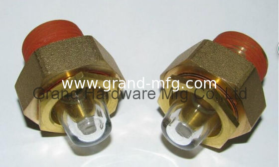 Visor de nivel de aceite UNF1 1/4&quot; con tuerca hexagonal para comprobar el nivel de aceite del tanque Visor de nivel de aceite vidrio indicadores de nivel de aceite