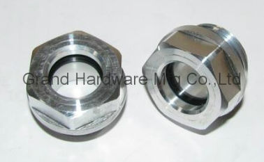BSP 1/2 pulgadas de aluminio del radiador del camión visualización del nivel de aceite con FKM O-ring (tamaño especial personalizado disponible)