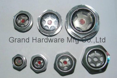 BSP 1/2 pulgadas de aluminio del radiador del camión visualización del nivel de aceite con FKM O-ring (tamaño especial personalizado disponible)
