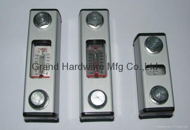 Indicador de nivel de aceite hidráulico de aluminio GM-YWZ-125T con marcas de nivel para contenedores de pared fina