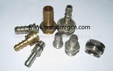 Componentes de acero mecanizados y forjados por CNC con hilo NPT, BSP, métrico