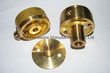 Componentes de acero mecanizados y forjados por CNC con hilo NPT, BSP, métrico