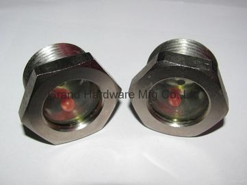 hilo métrico M60 hilo masculino Revestido de níquel Acero de nivel líquido Vidrio con reflector